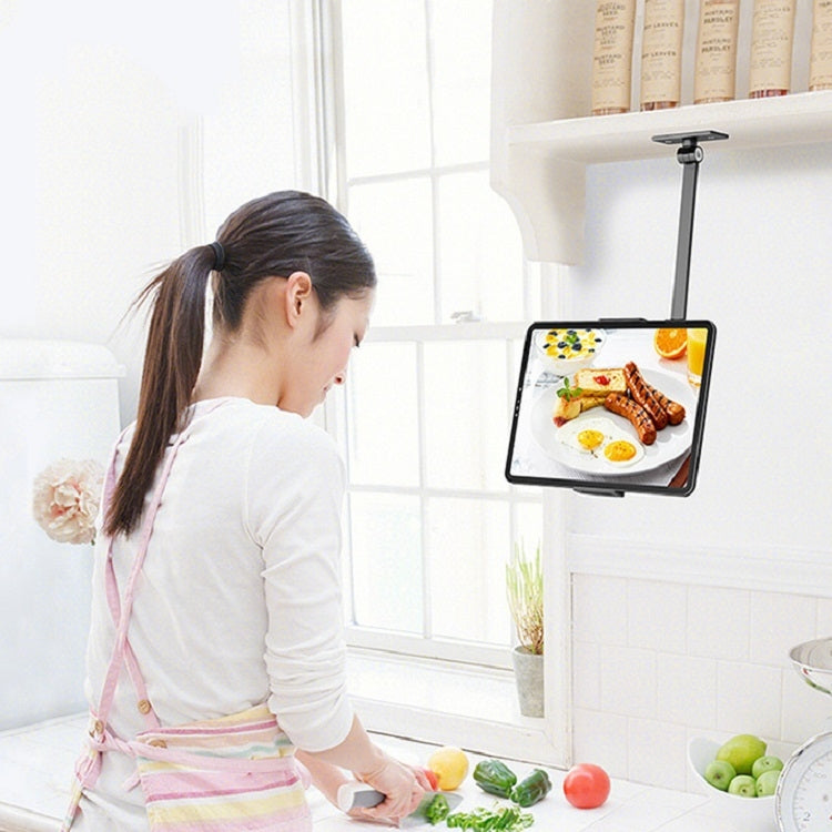 WS-2 Wall-Mounted Folding Telescopic Holder For Mobile Phone And Tablet(White)