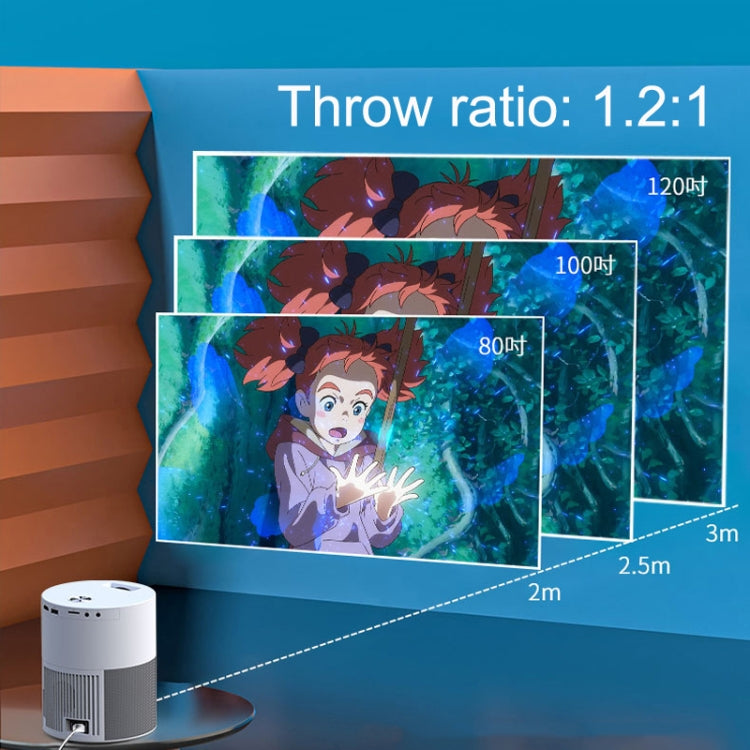 M1 Home Commercial LED Smart HD Projector, Specification: US Plug(Intelligent WIFI Android Version)