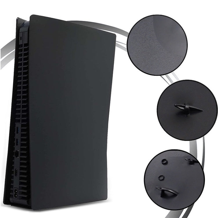 Game Accessories Host CD-ROM Version Replacement Shell Protective Shell For PS5(Midnight Black)