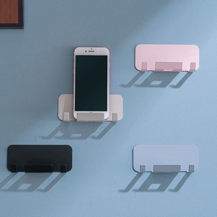 2 PCS  Punch-Free Wall-Mounted Rack Mobile Phone Charging Holder(Blue)