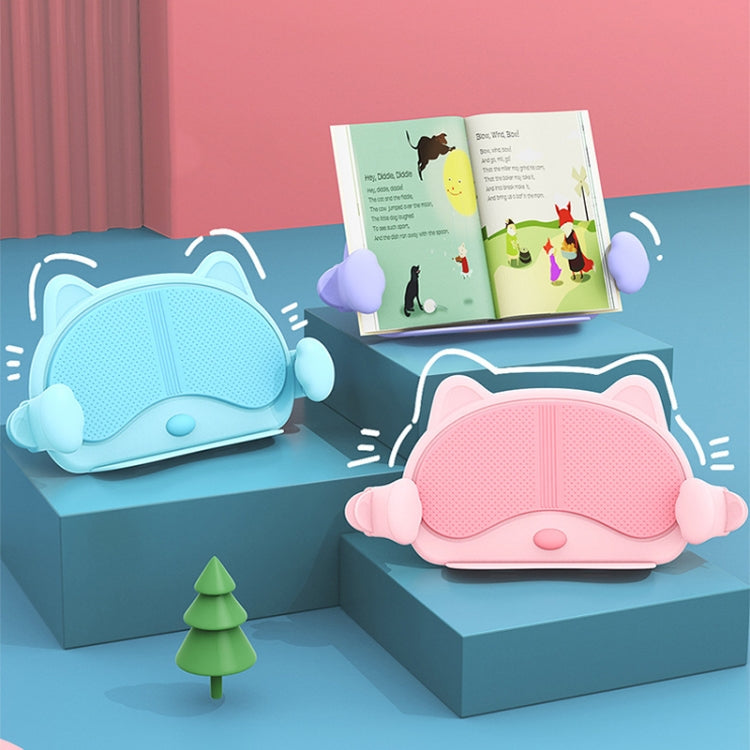 Cat Shape Retractable Tablet Stand(Blue)
