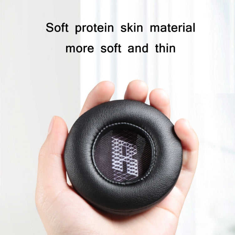 1 Pair Protein Skin Sponge Earphone Cover For JBL E45BT/E35/E45(A-Black)
