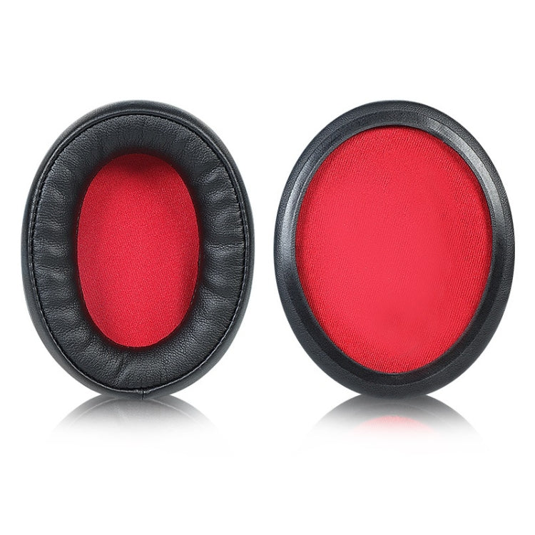 1 Pair Sponge Headphone Covers For Audio-Technica ATH-AR5BT / AR5iS(Black+Red)