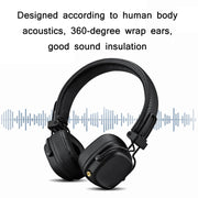2pcs Sponge Earphone Cover For Marshall MAJOR IV(Black)