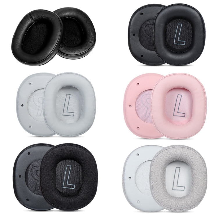 1 Pair Sponge Headset Cover For Edifier Hecate G2(Black-Mesh)