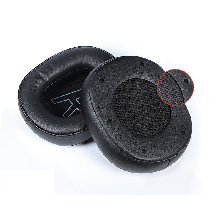 1 Pair Sponge Headset Cover For Edifier Hecate G2(Black-Protein Skin)