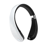 Telescopic Neck-Mounted Folding Bluetooth Earphone(White)