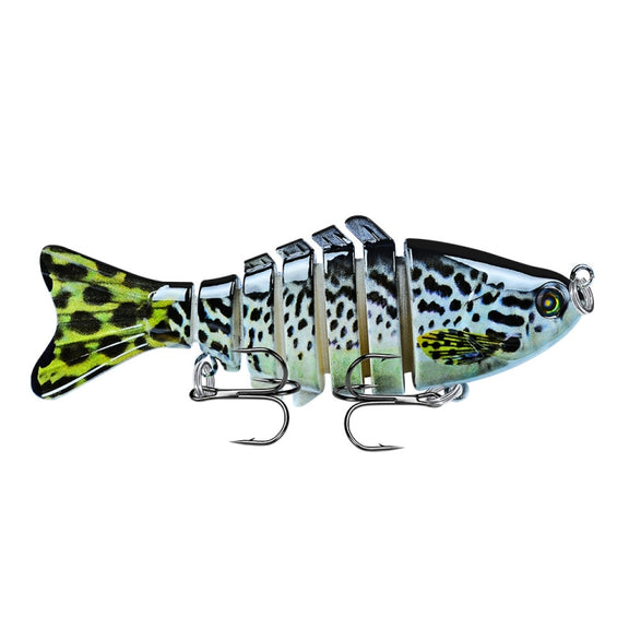 2 PCS PROBEROS HS001 10cm 15.5g Road Sub-Fish Bait Plastic Hard Bait(G)
