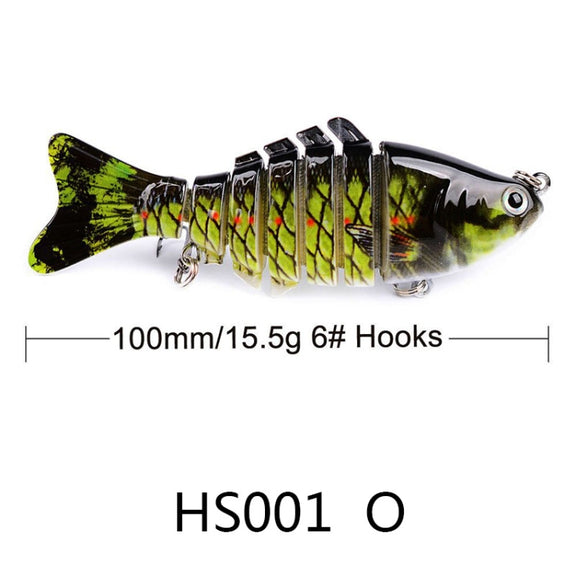 2 PCS PROBEROS HS001 10cm 15.5g Road Sub-Fish Bait Plastic Hard Bait(O)