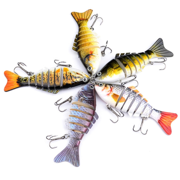 2 PCS PROBEROS HS001 10cm 15.5g Road Sub-Fish Bait Plastic Hard Bait(A)