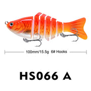 PROBEROS HS066 10cm 15.5g Sea Fishing Simulation Road Sub-Bait(A)