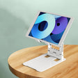 Desktop Foldable Liftable Anti-Skid Mobile Phone And Tablet Stand(White) - Desktop Holder by PMC TechLife | Online Shopping South Africa | PMC TechLife | Buy Now Pay Later Mobicred