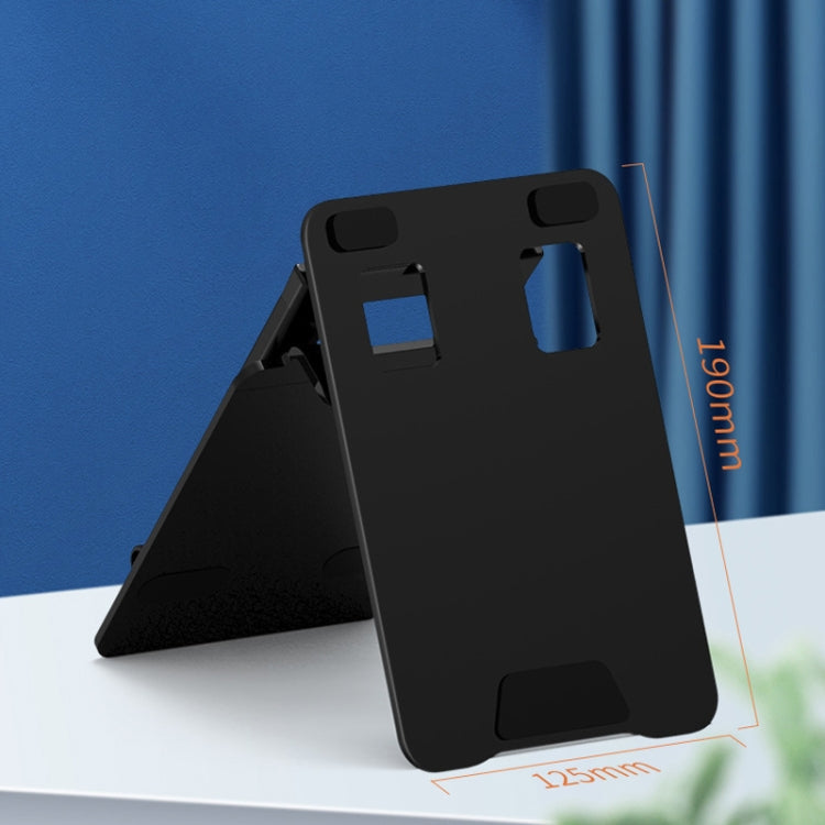 Desktop Foldable Liftable Anti-Skid Mobile Phone And Tablet Stand(Black)