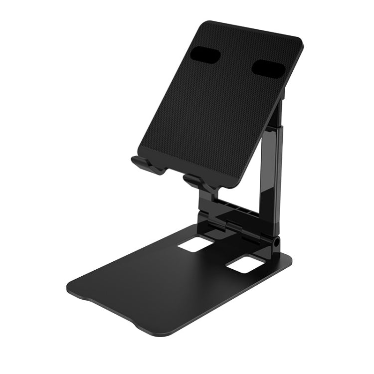 Desktop Foldable Liftable Anti-Skid Mobile Phone And Tablet Stand(Black)