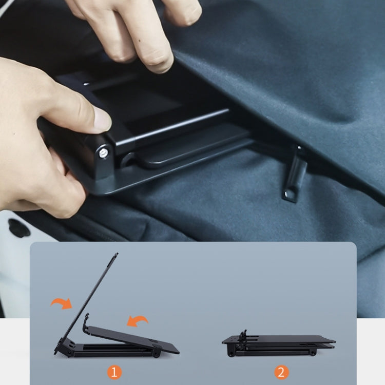 Desktop Foldable Liftable Anti-Skid Mobile Phone And Tablet Stand(Black)