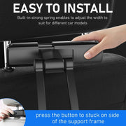 PB-45B Car Rear Aluminum Alloy Telescopic Mobile Phone Holder(Red Color Box)