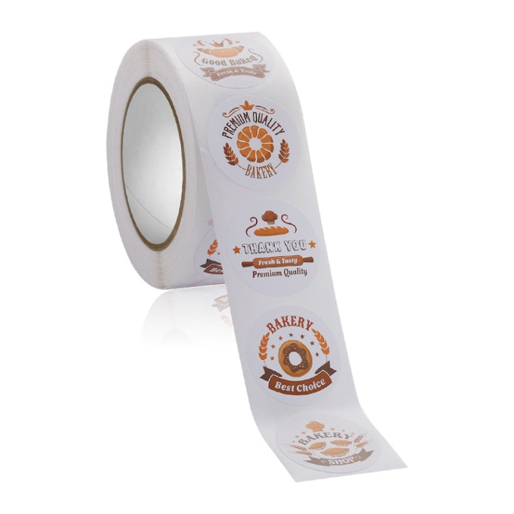 Bakery Cake Shop Cartoon Cute Sticker Decorative Sealing Sticker, Size: 2.5cm / 1 Inch(HA015)