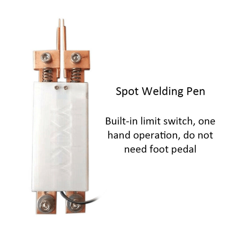 Integrated Spot Welder DIY Mini Handheld Welding Pen(Black)