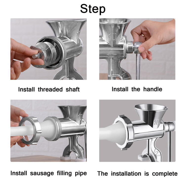 Household Manual Grinder Sausage Machine, Specification: No. 10 Large