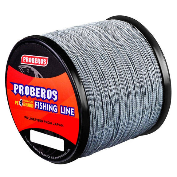 PROBEROS 4 Edited 300M Fish Line, Line number: 2.0 / 25LB(Grey)