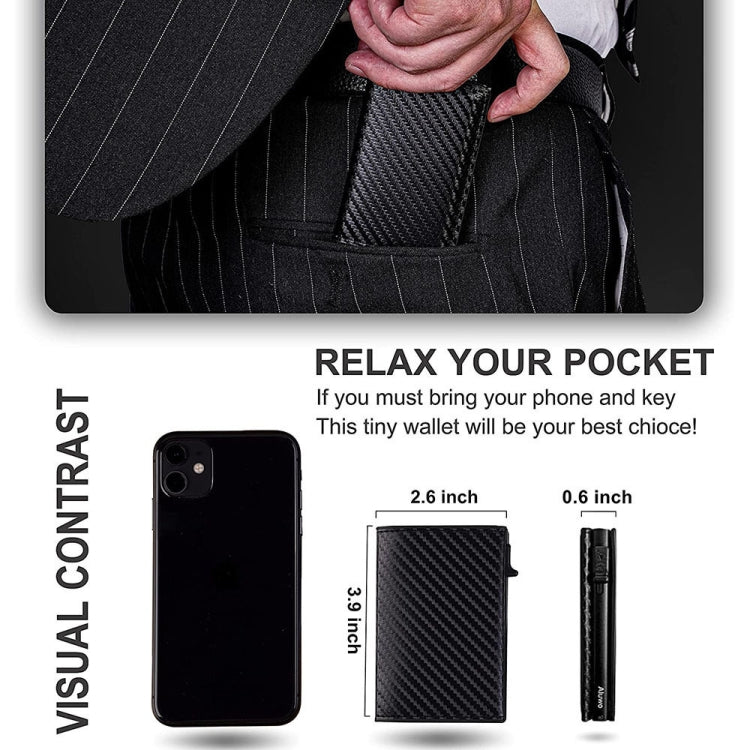 Anti-Theft Positioning Wallet Men Card Holder Mini Wallets For Airtag(Cowhide Brown)