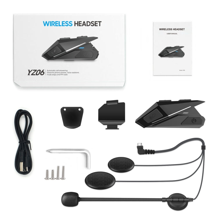 yz06 Wireless Bluetooth Helmet Headphones
