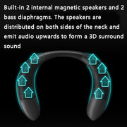EBS-909 Portable Neck-mounted Wireless Bluetooth Speaker(Black)