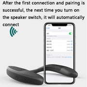 EBS-909 Portable Neck-mounted Wireless Bluetooth Speaker(Black)