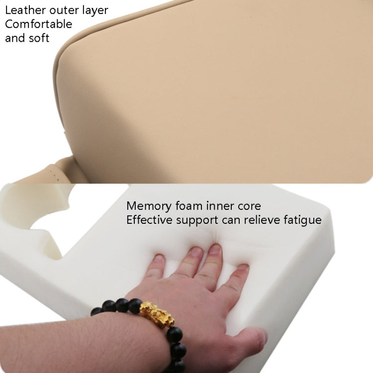Car Armrest Box Increased Support With Rear Seat Water Cup Holder(Brown)