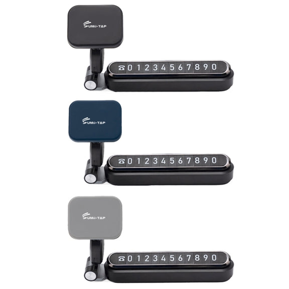 Sumi-tap Stp-0058 3 In 1 Magnetic Car Phone Holder(Black)