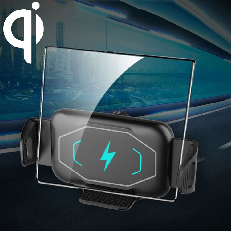S15 15W QI Magnetic Car Wireless Charging Holder For Folding Screen Phone(Black)