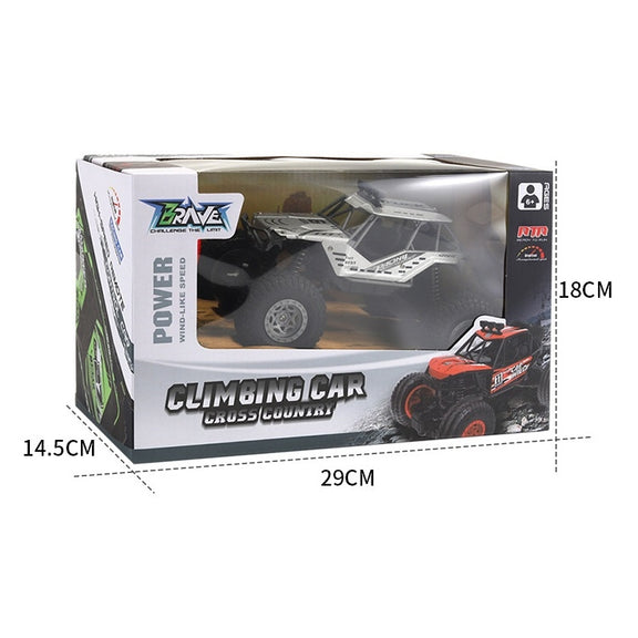 JZRC Alloy Remote Control Off-Road Vehicle Charging Remote Control Car Toy For Children Medium Alloy Silver