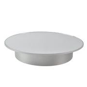 20cm Mirror Two-way Turntable Display Stand Video Shooting Props Turntable(Silver)