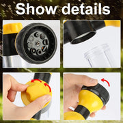 8 in 1 Car Wash Foam Pot Water Sprinkler(Green)