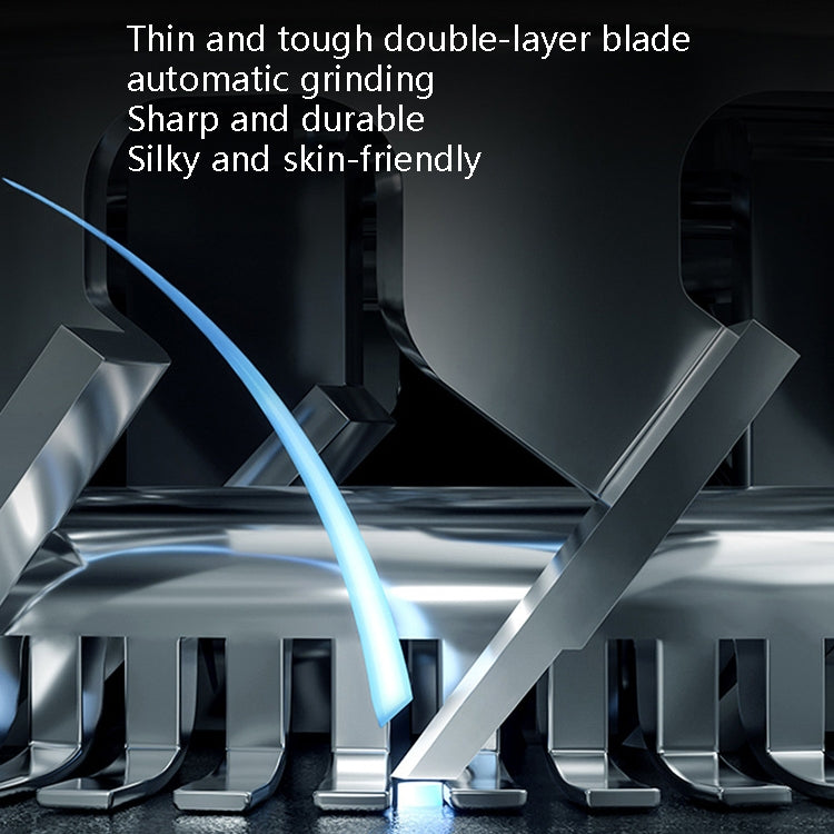 YD-112 Electric Nasal Hair Cutting Shear, Style: Nose Hair Device+Shaver(White)