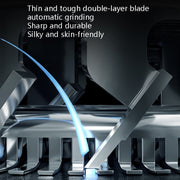 YD-112 Electric Nasal Hair Cutting Shear, Style: Nose Hair Device+Shaver(Black)