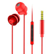 EN3900 3.5mm Plug In-Ear Wired Control Earphone with Mic(Red) - In Ear Wired Earphone by PMC TechLife | Online Shopping South Africa | PMC TechLife