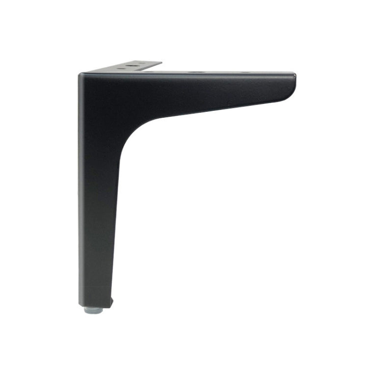 LH-J0016 Metal TV Cabinet Sofa Leg, Height: 10cm(Matte Black)