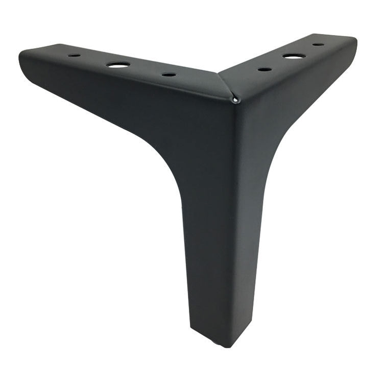 LH-J0016 Metal TV Cabinet Sofa Leg, Height: 10cm(Matte Black)