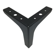 LH-J0016 Metal TV Cabinet Sofa Leg, Height: 10cm(Matte Black)