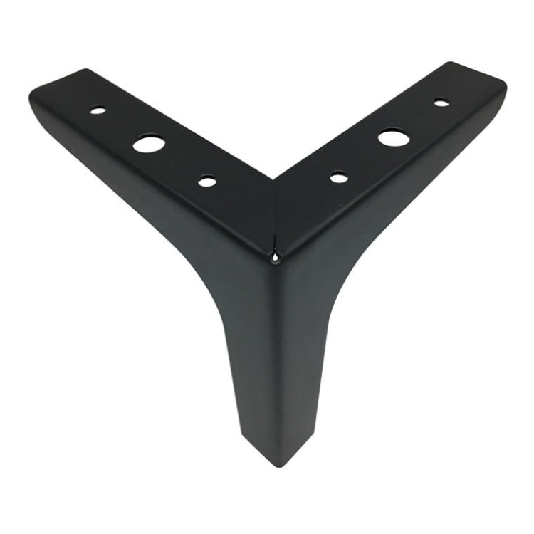 LH-J0016 Metal TV Cabinet Sofa Leg, Height: 10cm(Matte Black)