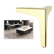 LH-J0016 Metal TV Cabinet Sofa Leg, Height: 10cm(Matte Black)