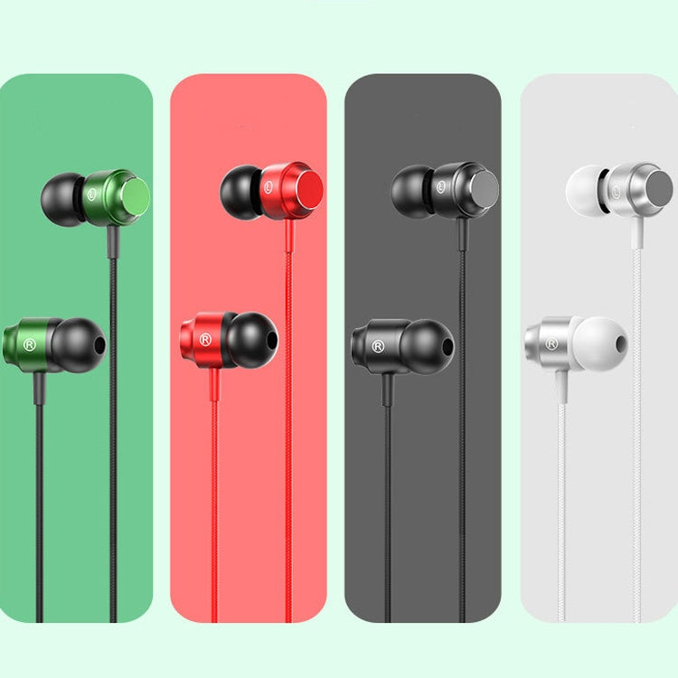 TS902 Metal In-Ear USB-C / Type-C Game Earphone, Cable Length: 1.2m(Green)