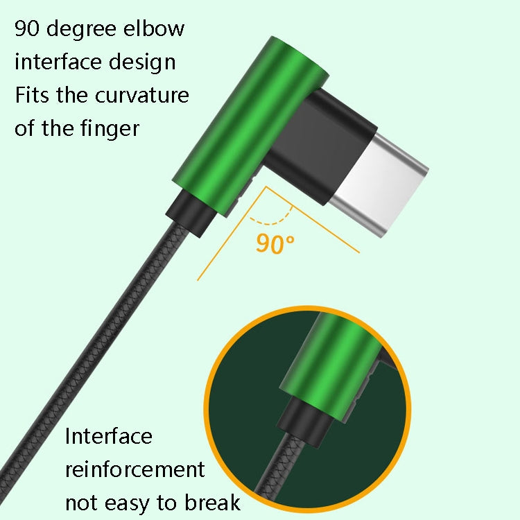 TS902 Metal In-Ear USB-C / Type-C Game Earphone, Cable Length: 1.2m(Green)