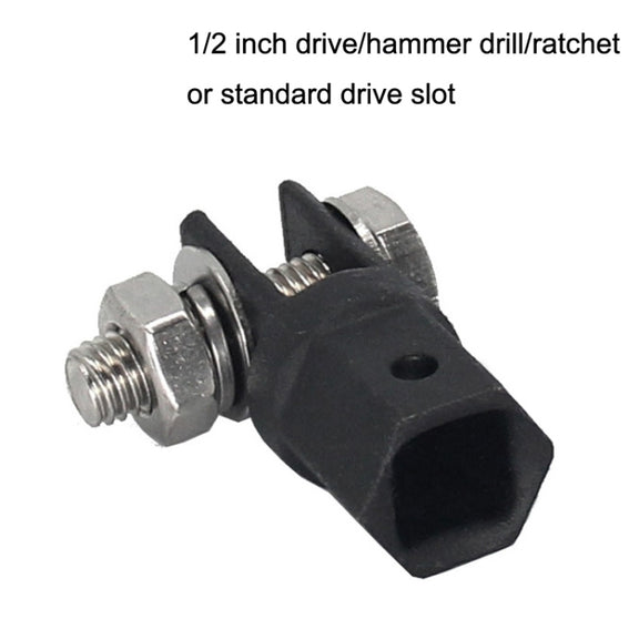TO-OL009 Car Scissors Jack Adapter(Black)