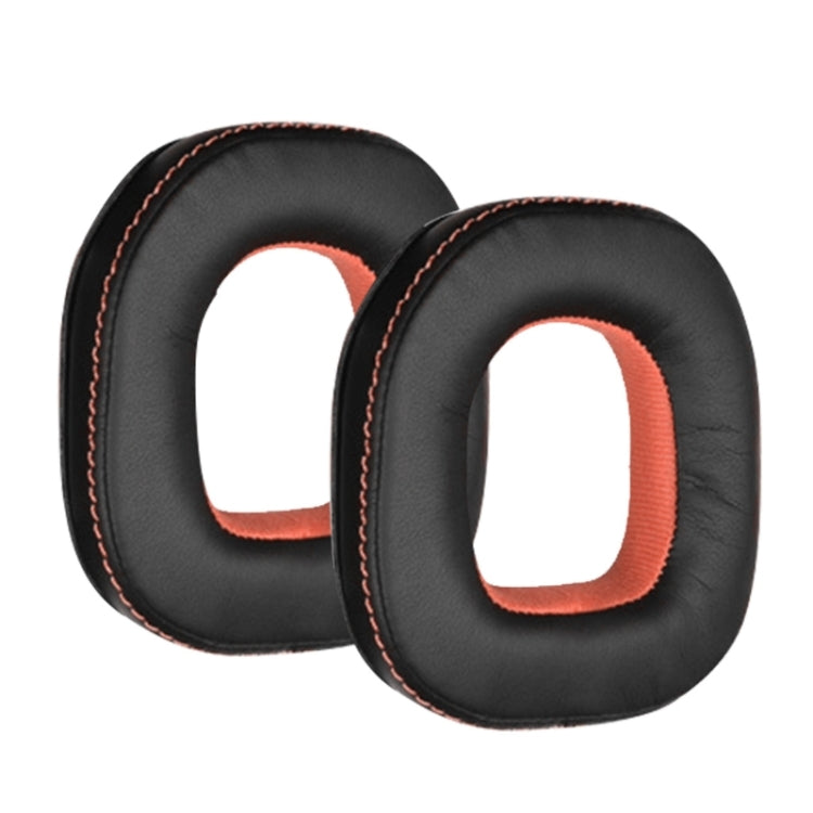 2pcs Sponge Earpad For Logitech Astro A50 Gen3/Gen4 Headset(Black+Orange)