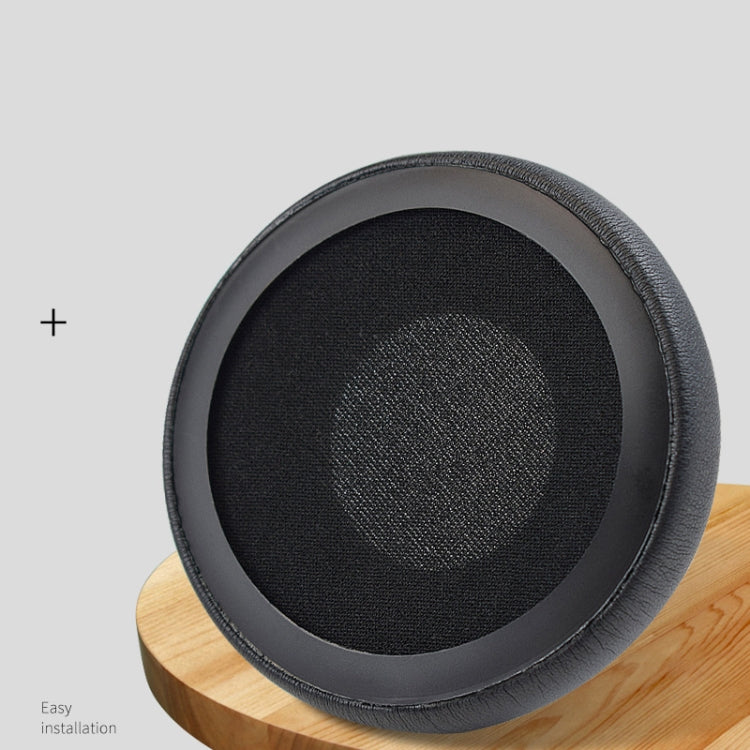 1 Pair Protein Leather Sponge Earpad For JBL T450 / Tune 600 / T500BT( Black)
