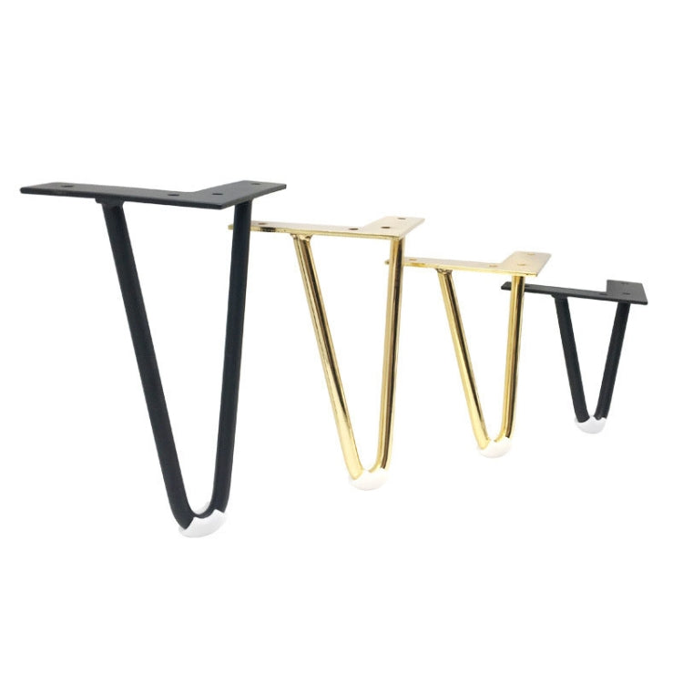 LH-S0006 Metal Furniture Support Legs, Height: 12cm(Titanium)