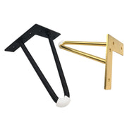 LH-S0006 Metal Furniture Support Legs, Height: 12cm(Titanium)