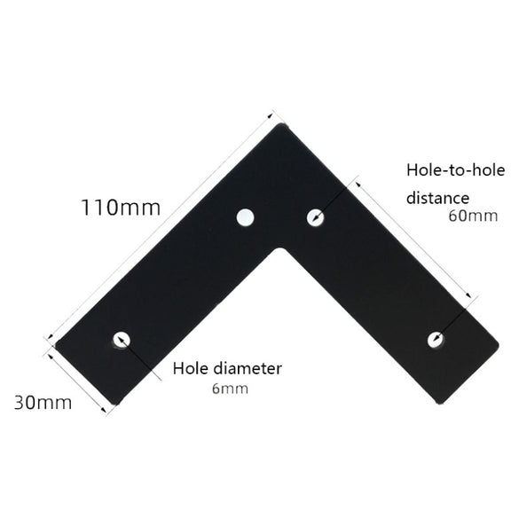 LH-S0006 Metal Furniture Support Legs, Height: 15cm(Titanium)